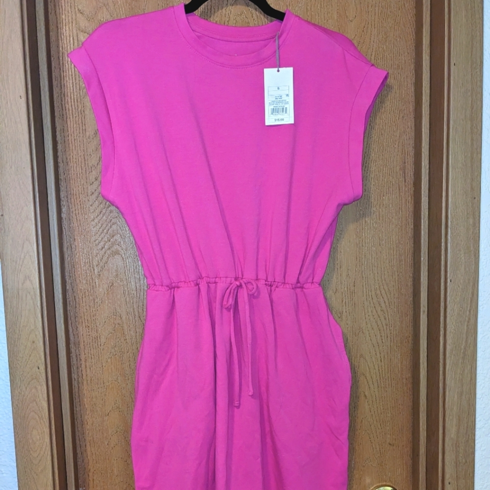 A NEW DAY Small Hot Pink Casual Dress